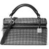 Silver-tone Hardware/Rhinestone Hot Fix/Black