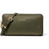 imageMichael Kors Jet Set Large Continental Crossbody Wallet GoldTone HardwarePebble LeatherIvy