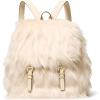 imageMichael Kors Quinn Medium Flap Backpack GoldTone HardwareShearlingNaturalGoldtone HardwareShearlingNatural