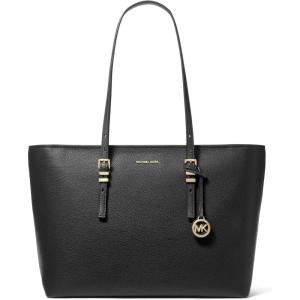 imageMichael Kors Quinn Large ToteGoldtone HardwareBlack