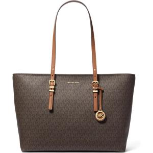 imageMichael Kors Quinn Large ToteGoldtone HardwareBrownAcorn
