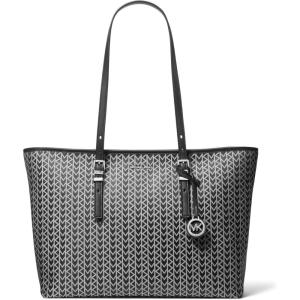 imageMichael Kors Quinn Large ToteSilvertone HardwareMk2000 PrintBlack