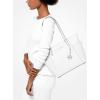 imageMichael Kors Jet Set Top Zip ToteSilvertone HardwareOptic White