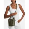 imageMichael Kors Quinn Extra Small Tote Crossbody Bag GoldTone HardwarePebble LeatherIvy