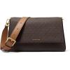 imageMichael Kors Nessa Large MessengerGoldtone HardwareBrownAcorn