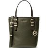 imageMichael Kors Quinn Extra Small Tote Crossbody Bag GoldTone HardwarePebble LeatherIvy