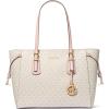 imageMichael Kors Voyager Medium ToteGoldtone HardwareVanillaSoft Pink