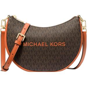 imageMichael Kors Kyla Small Convertible PouchetteGoldtone HardwareOrange Punch
