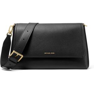 imageMichael Kors Nessa Large MessengerGoldtone HardwareBlack