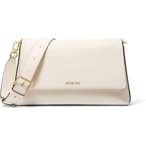 imageMichael Kors Nessa Large MessengerGoldtone HardwareLight Cream