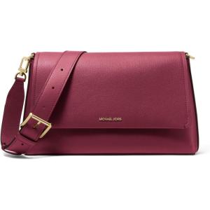 imageMichael Kors Nessa Large MessengerGoldtone HardwareMulberry