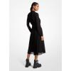 imageMichael Kors Womens Pleated Shirt DressBlack