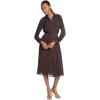 imageMichael Kors Womens Pleated Shirt DressChocolate