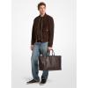 imageMichael Kors Hudson Getaway Tote Light Gunmetal HardwareChocolate