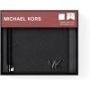 imageMichael Kors Mens Edison Notched Slim Folding Card Case with Money ClipBlack