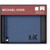 imageMichael Kors Mens Edison Notched Slim Folding Card Case with Money ClipFrench Blue