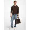 imageMichael Kors Mens Edison Portfolio Briefcase Black HardwareChocolate