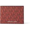 imageMichael Kors Mens Greyson Billfold Wallet with PasscaseCrimson Signature