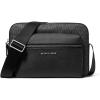 imageMichael Kors Hudson Front Zip Camera Bag Light Gunmetal HardwareBlack Signature
