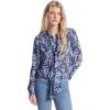 imageMichael Kors Womens Paisley Bow BlouseFrench Blue
