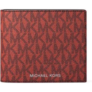 imageMichael Kors Mens Greyson Billfold Wallet with PasscaseCrimson Signature