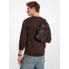 imageMichael Kors Edison Medium Double Zip Sling Pack Black HardwareChocolate