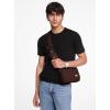 imageMichael Kors Edison Mini Flap Crossbody with Pouch Black HardwareChocolate