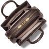 imageMichael Kors Laila Extra Small Crossbody Bag GoldTone HardwareEmbossed Goat LeatherChocolate