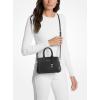 imageMichael Kors Laila Extra Small Crossbody Bag SilverTone HardwareEmbossed Goat LeatherBlack