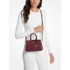 imageMichael Kors Laila Extra Small Crossbody Bag SilverTone HardwareEmbossed Goat LeatherOxblood