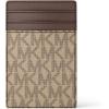 imageMichael Kors Mens Hudson Notched Card CaseHusk Signature