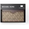 imageMichael Kors Mens Hudson Notched Card CaseHusk Signature