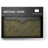 imageMichael Kors Mens Hudson Notched Card CasePistachio Signature