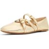 imageMichael Kors Womens Indy Flex Ballet FlatPale Gold