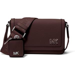 imageMichael Kors Edison Mini Flap Crossbody with Pouch Black HardwareChocolate