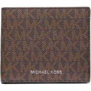 imageMichael Kors Mens Greyson Billfold WalletBrownBlack Signature