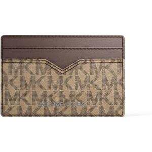 imageMichael Kors Mens Hudson Notched Card CaseHusk Signature