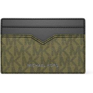 imageMichael Kors Mens Hudson Notched Card CasePistachio Signature