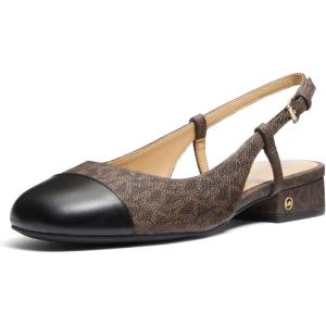imageMichael Kors Womens Perla Flex Sling Flat BalletBrownBlack