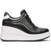 imageMichael Kors Womens Emmy Wedge Trainer SneakerBlackSignature