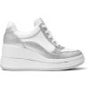 imageMichael Kors Womens Emmy Wedge Trainer SneakerSilver