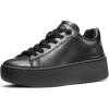 Black/Glitter Leather