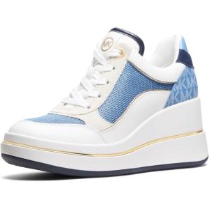 imageMichael Kors Womens Emmy Wedge Trainer SneakerFrench Blue Multi