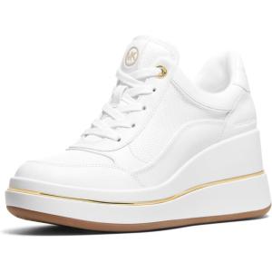imageMichael Kors Womens Emmy Wedge Trainer SneakerOptical White