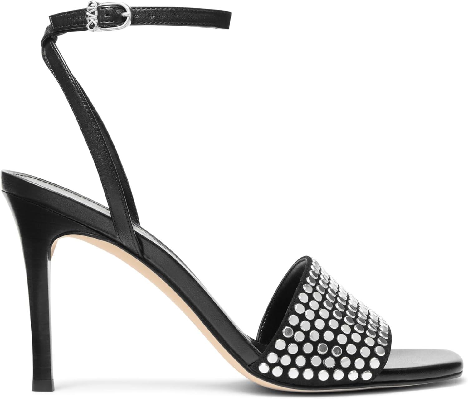 imageMichael Kors Womens Elyse Heeled SandalBlackHot Fix