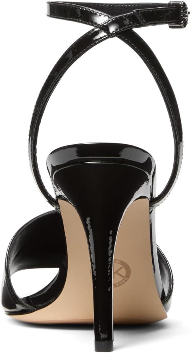 imageMichael Kors Womens Elyse Heeled SandalBlackPatent Leather