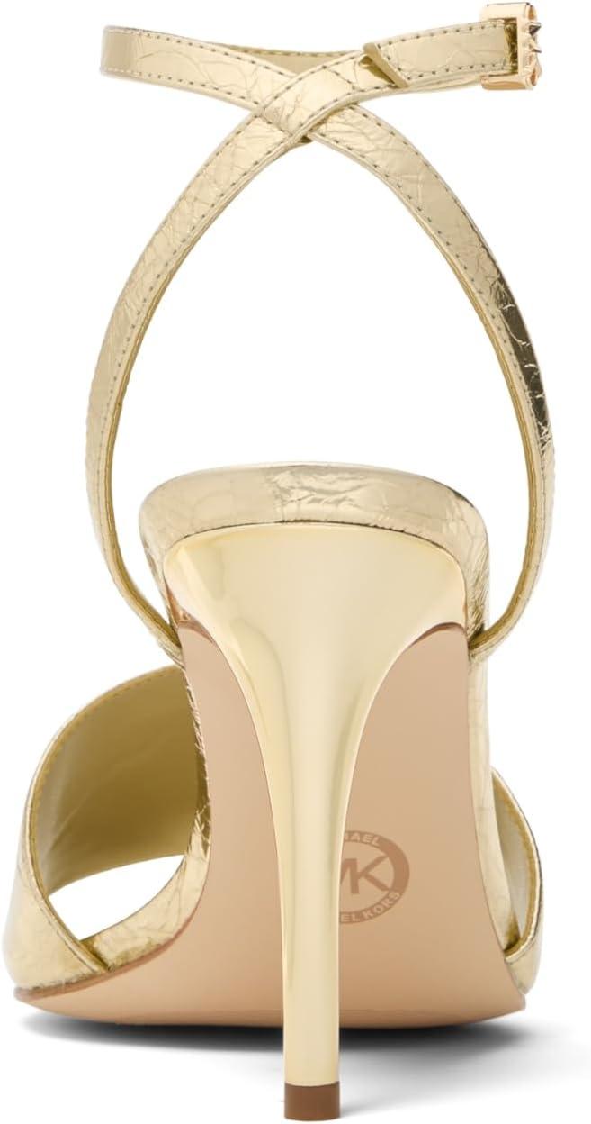 imageMichael Kors Womens Elyse Heeled SandalPale Gold