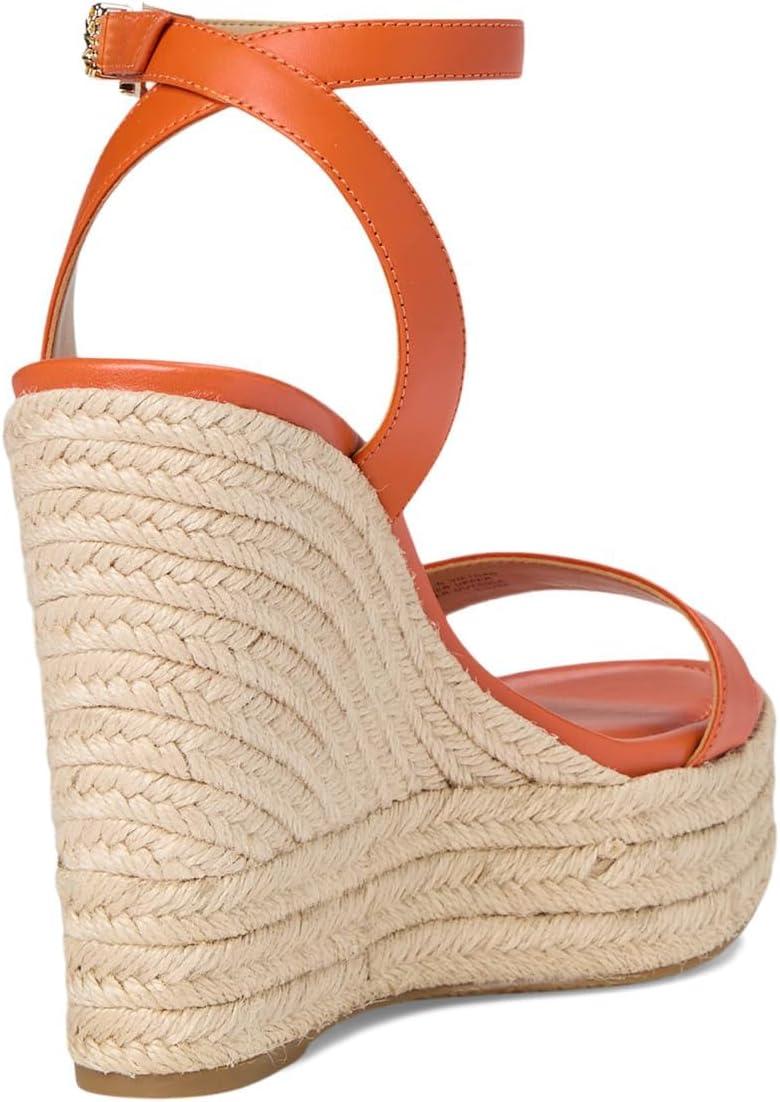 imageMichael Kors Womens Leighton Espadrille Wedge SandalOrange Punch