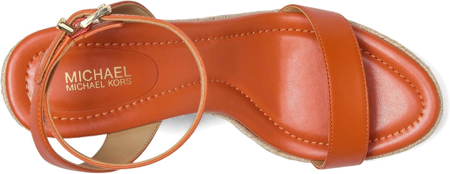imageMichael Kors Womens Leighton Espadrille Wedge SandalOrange Punch