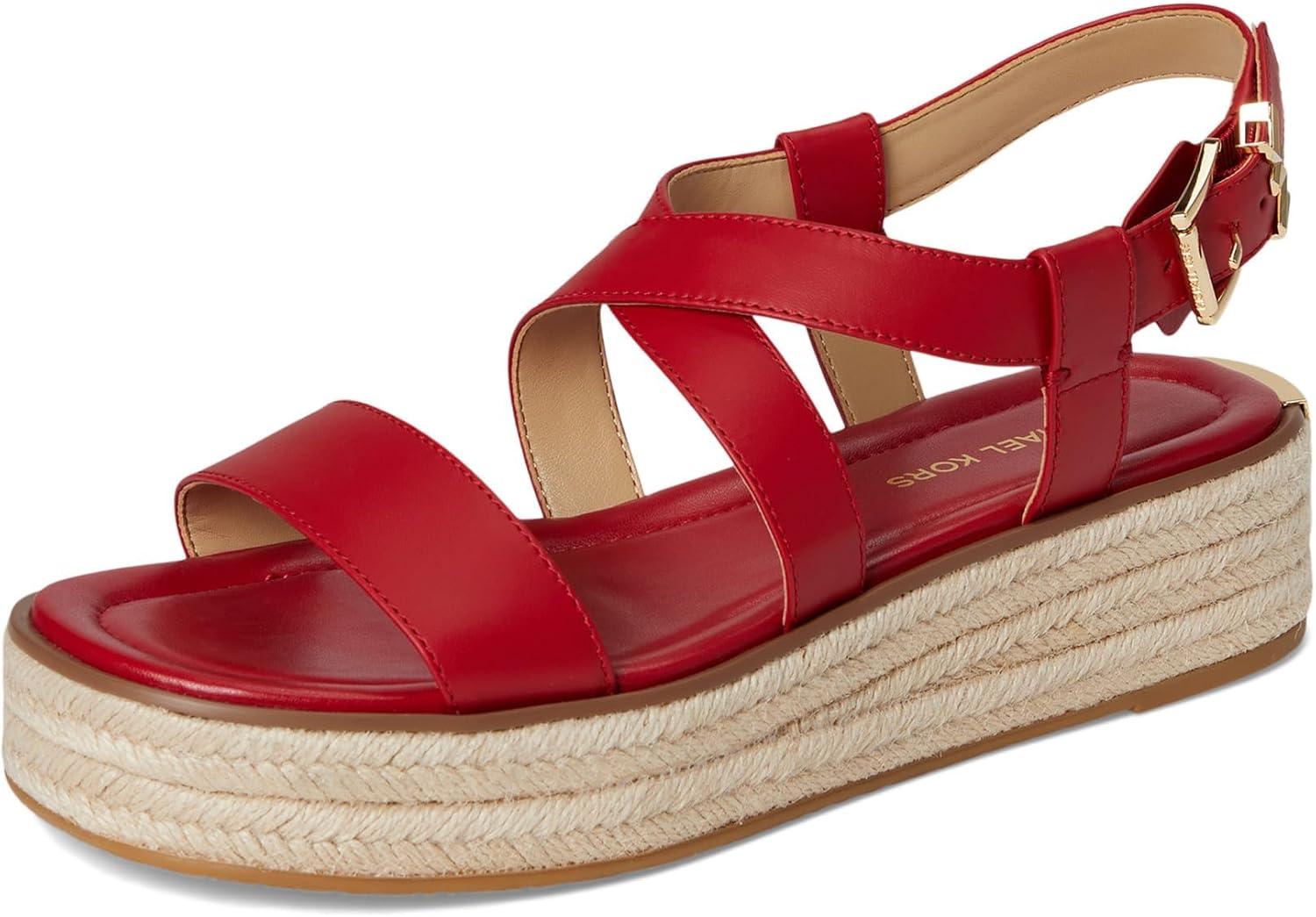 imageMichael Kors Womens Lynn Espadrille SandalCrimson